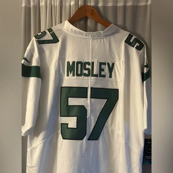 Men's CJ Mosley White and Green NFL NEW York Jets NWT